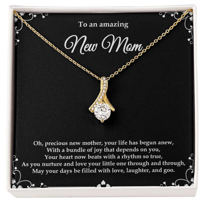 Bundle of joy - Alluring Beauty necklace - 18k White and Gold