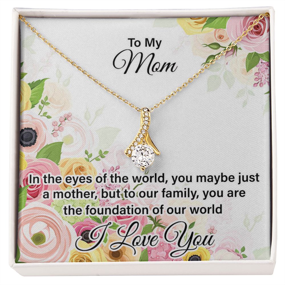 Foundation  Alluring Beauty necklace - 18k White and Gold