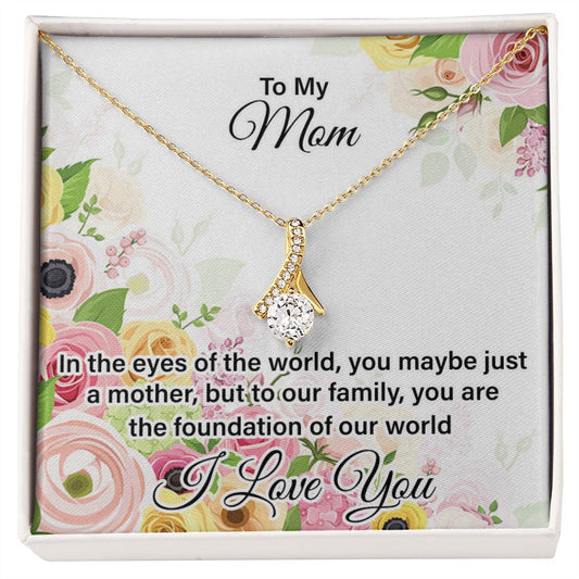 Foundation  Alluring Beauty necklace - 18k White and Gold