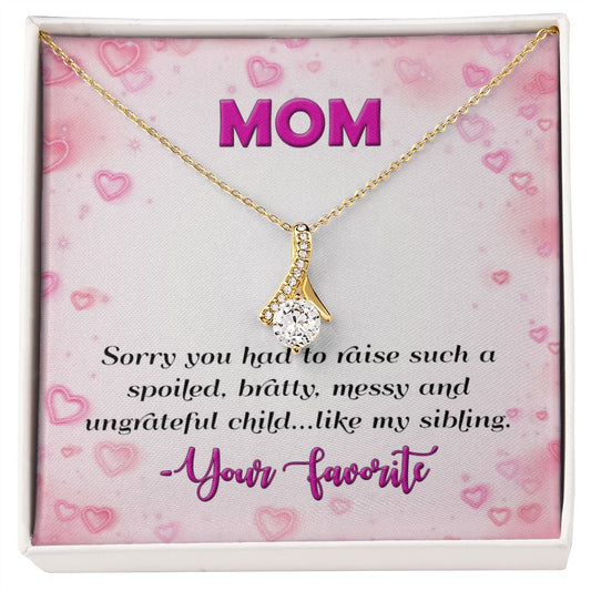 Your favorite  Alluring Beauty necklace - 18k White and Gold