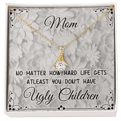 Ugly Children Alluring Beauty necklace - 18k White and Gold