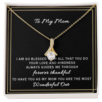 Wonderful Mom Alluring Beauty necklace - 18k White and Gold