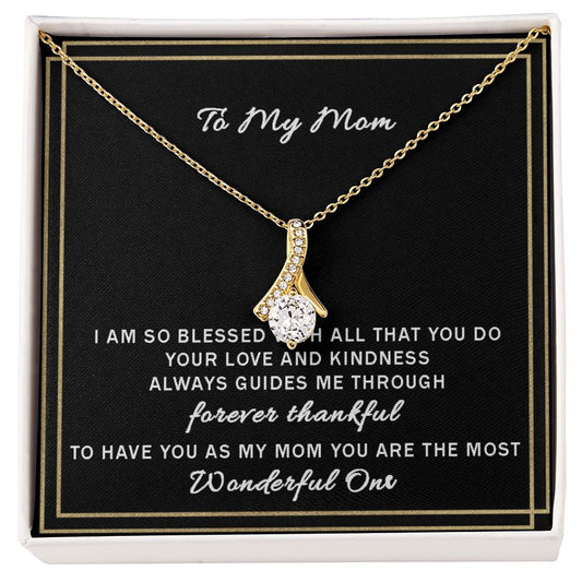 Wonderful Mom Alluring Beauty necklace - 18k White and Gold