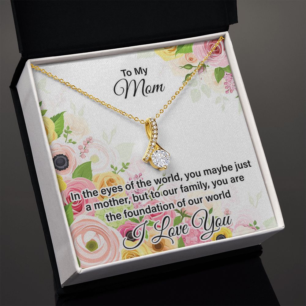 Foundation  Alluring Beauty necklace - 18k White and Gold