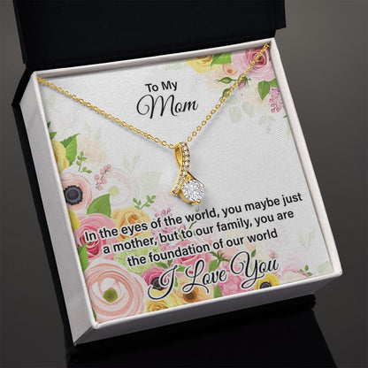 Foundation  Alluring Beauty necklace - 18k White and Gold