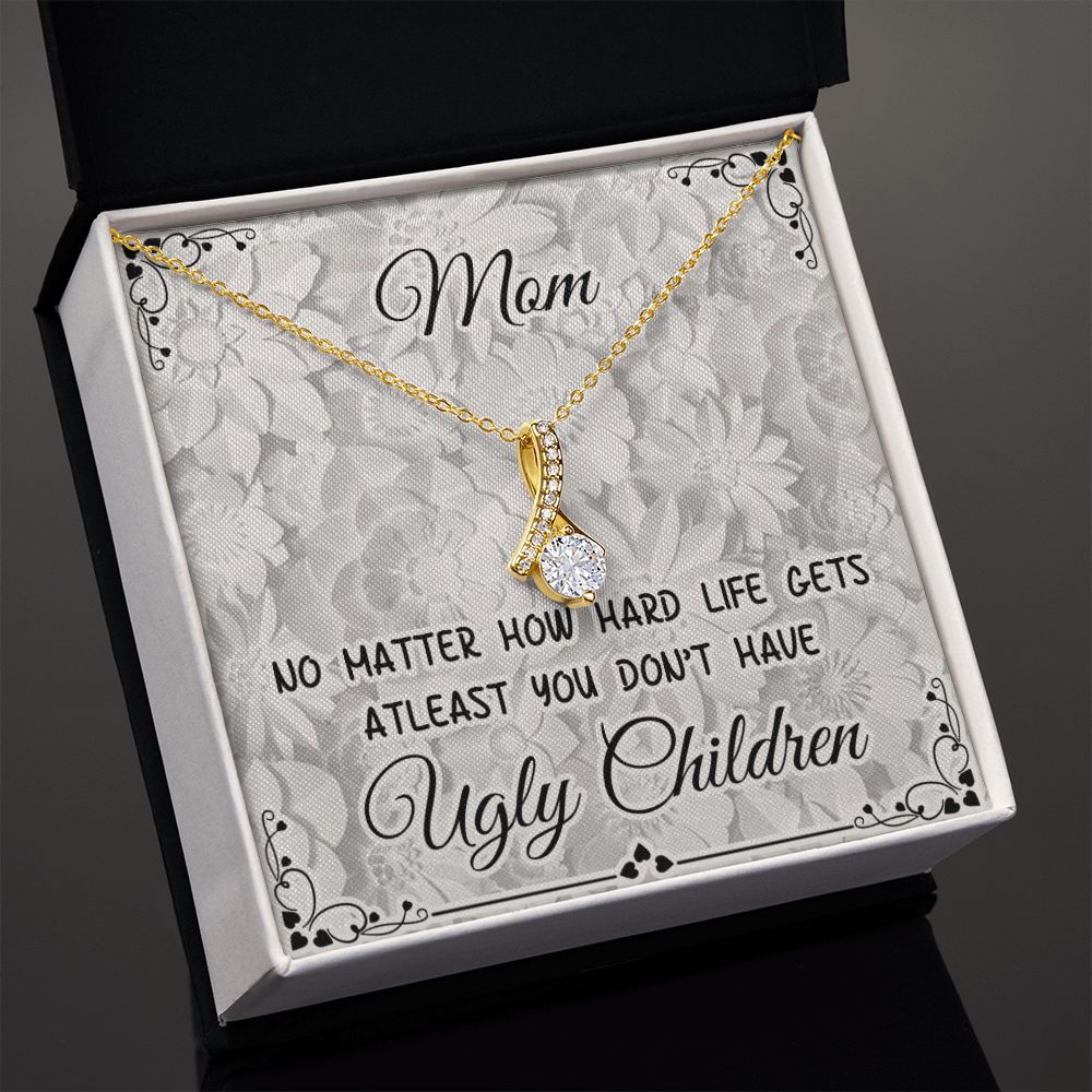 Ugly Children Alluring Beauty necklace - 18k White and Gold