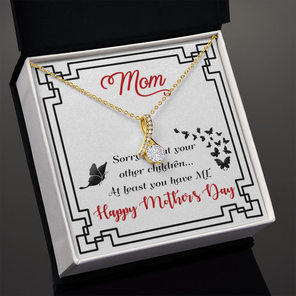 Atleast you have ME - Alluring Beauty necklace - 18k White and Gold
