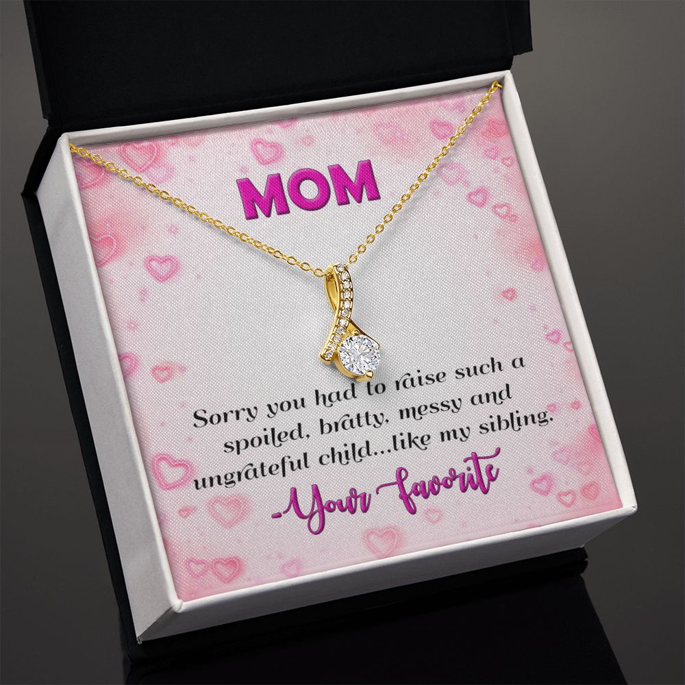 Your favorite  Alluring Beauty necklace - 18k White and Gold