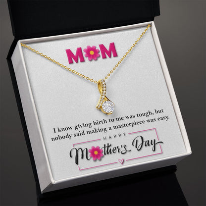 Masterpiece  Alluring Beauty necklace - 18k White and Gold