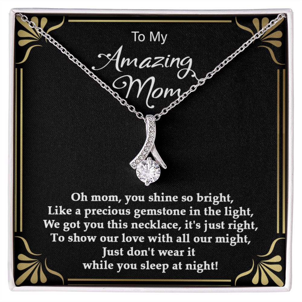 Precious gemstone Alluring Beauty necklace - 18k White and Gold