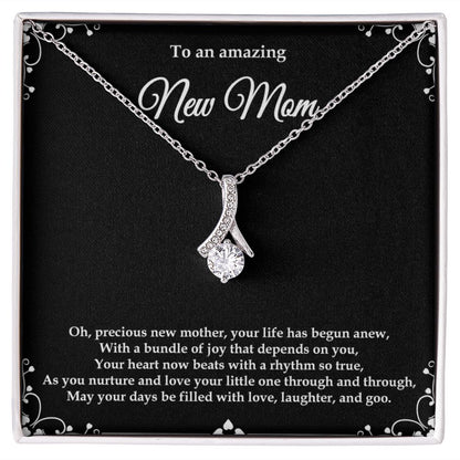 Bundle of joy - Alluring Beauty necklace - 18k White and Gold