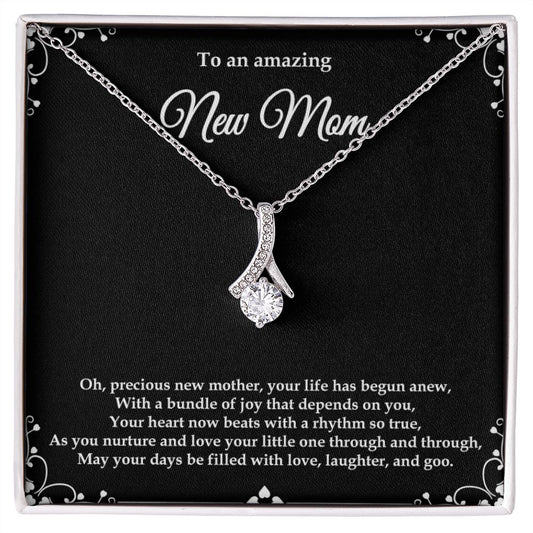 Bundle of joy - Alluring Beauty necklace - 18k White and Gold