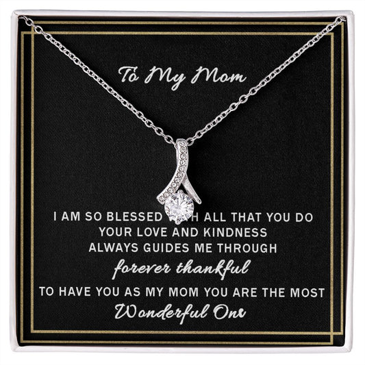 Wonderful Mom Alluring Beauty necklace - 18k White and Gold
