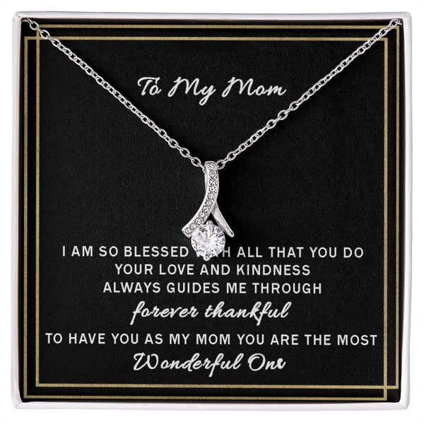 Wonderful Mom Alluring Beauty necklace - 18k White and Gold