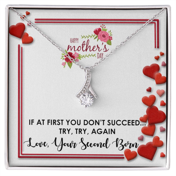 Your Second Born  Alluring Beauty necklace - 18k White and Gold