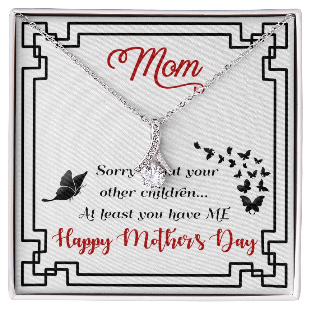 Atleast you have ME - Alluring Beauty necklace - 18k White and Gold