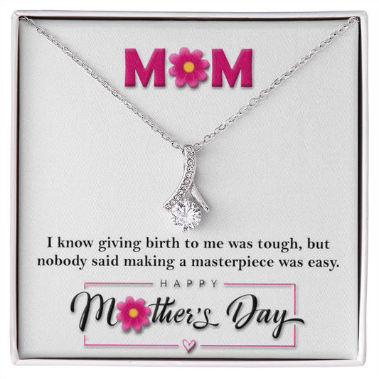 Masterpiece  Alluring Beauty necklace - 18k White and Gold