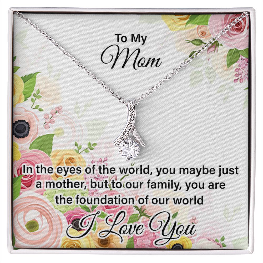 Foundation  Alluring Beauty necklace - 18k White and Gold
