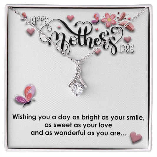 Sweet Love  Alluring Beauty necklace - 18k White and Gold