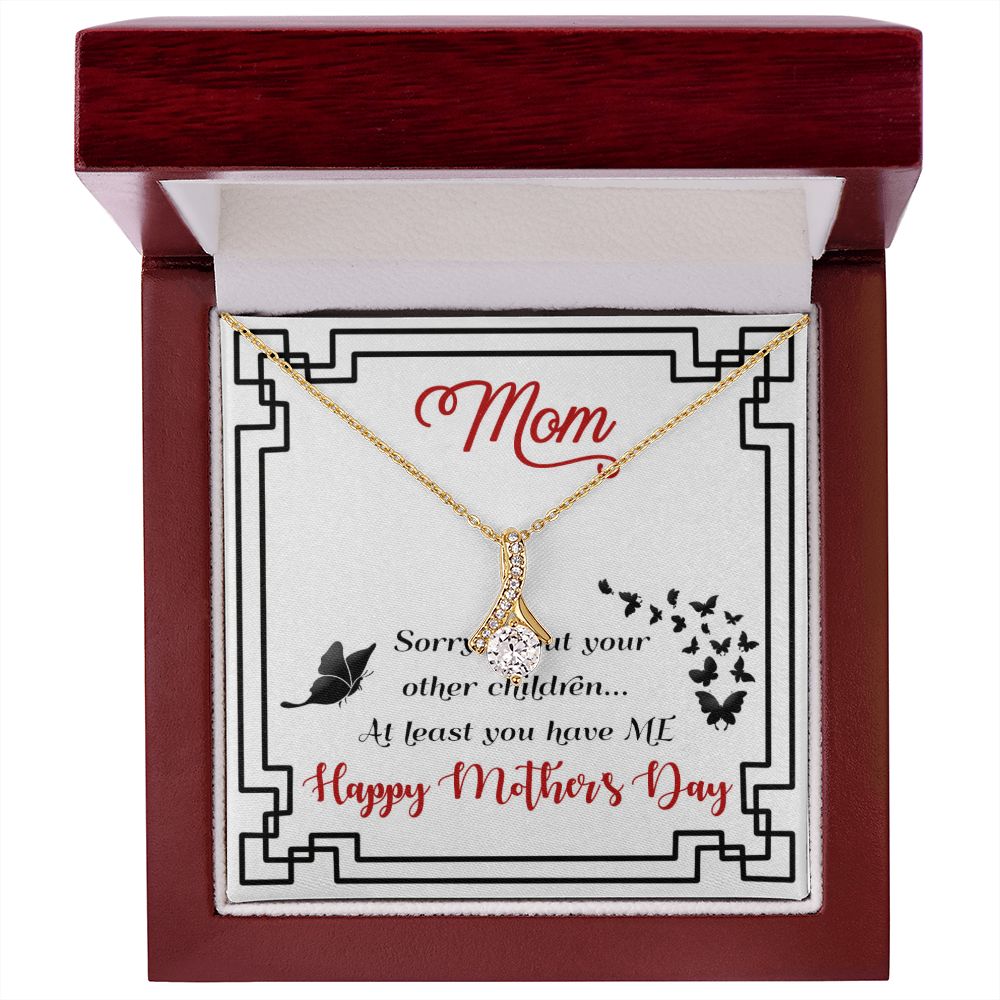 Atleast you have ME - Alluring Beauty necklace - 18k White and Gold