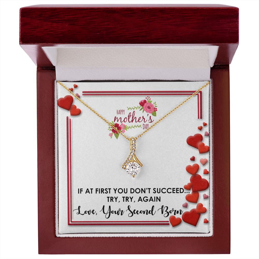 Your Second Born  Alluring Beauty necklace - 18k White and Gold