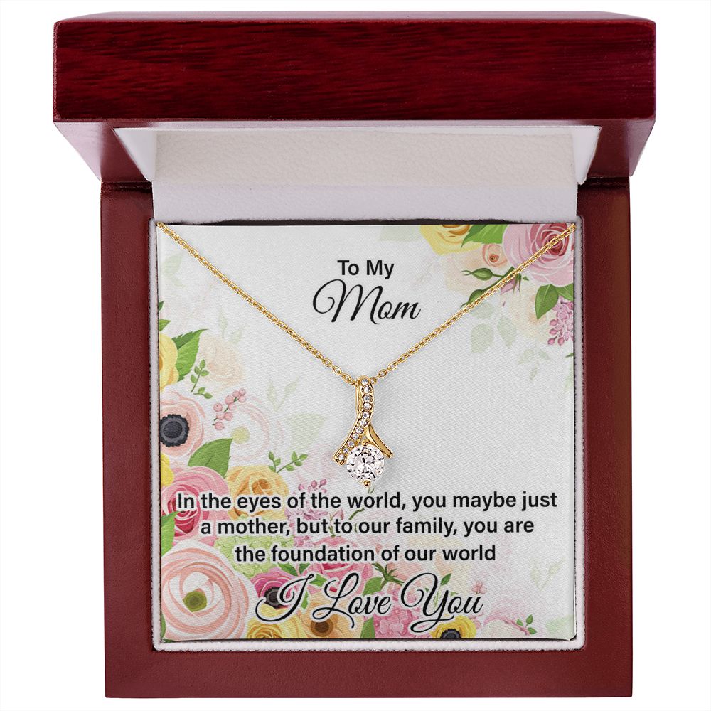 Foundation  Alluring Beauty necklace - 18k White and Gold