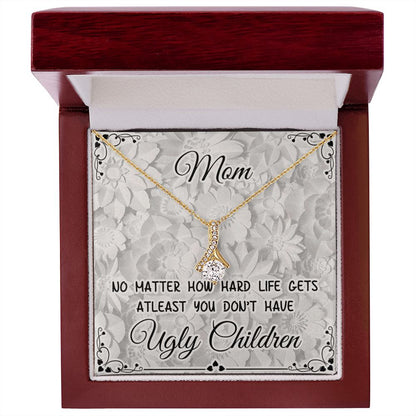 Ugly Children Alluring Beauty necklace - 18k White and Gold