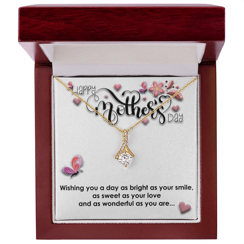 Sweet Love  Alluring Beauty necklace - 18k White and Gold