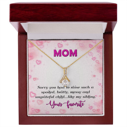 Your favorite  Alluring Beauty necklace - 18k White and Gold