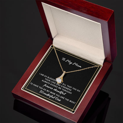 Wonderful Mom Alluring Beauty necklace - 18k White and Gold