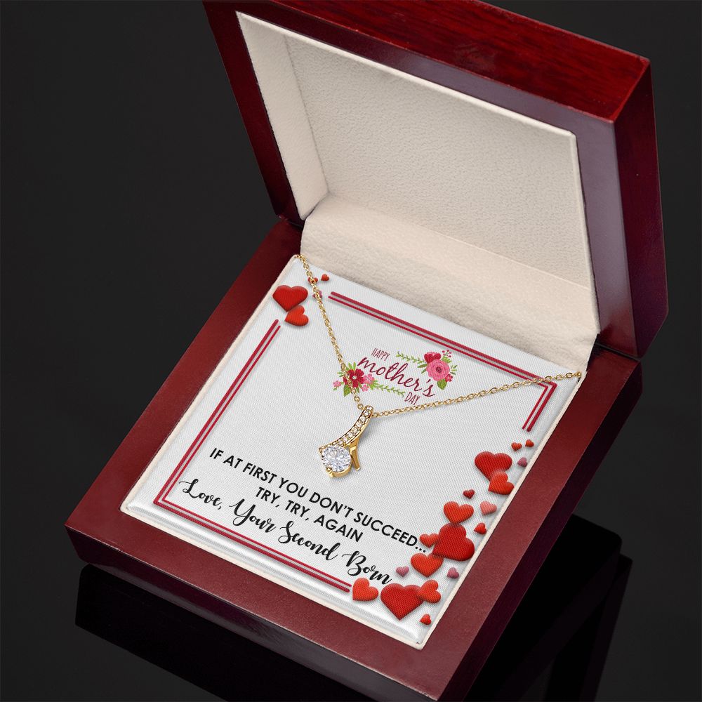 Your Second Born  Alluring Beauty necklace - 18k White and Gold