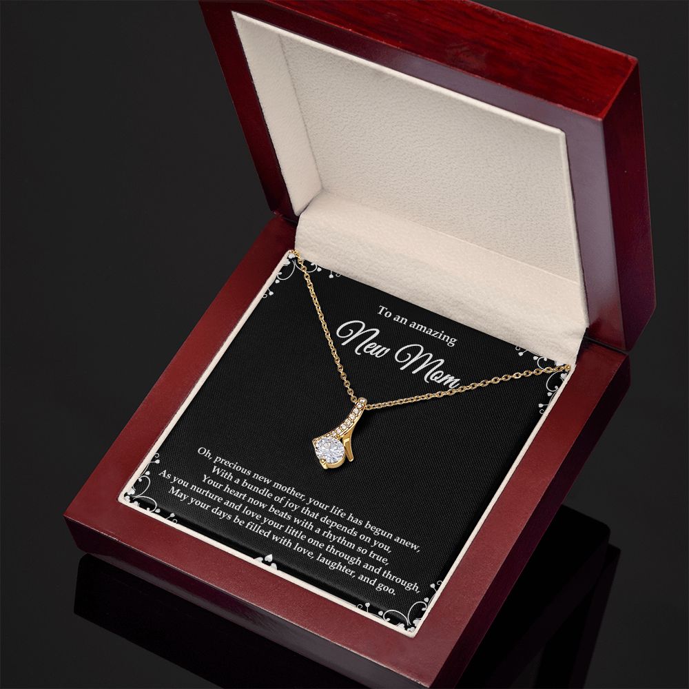 Bundle of joy - Alluring Beauty necklace - 18k White and Gold