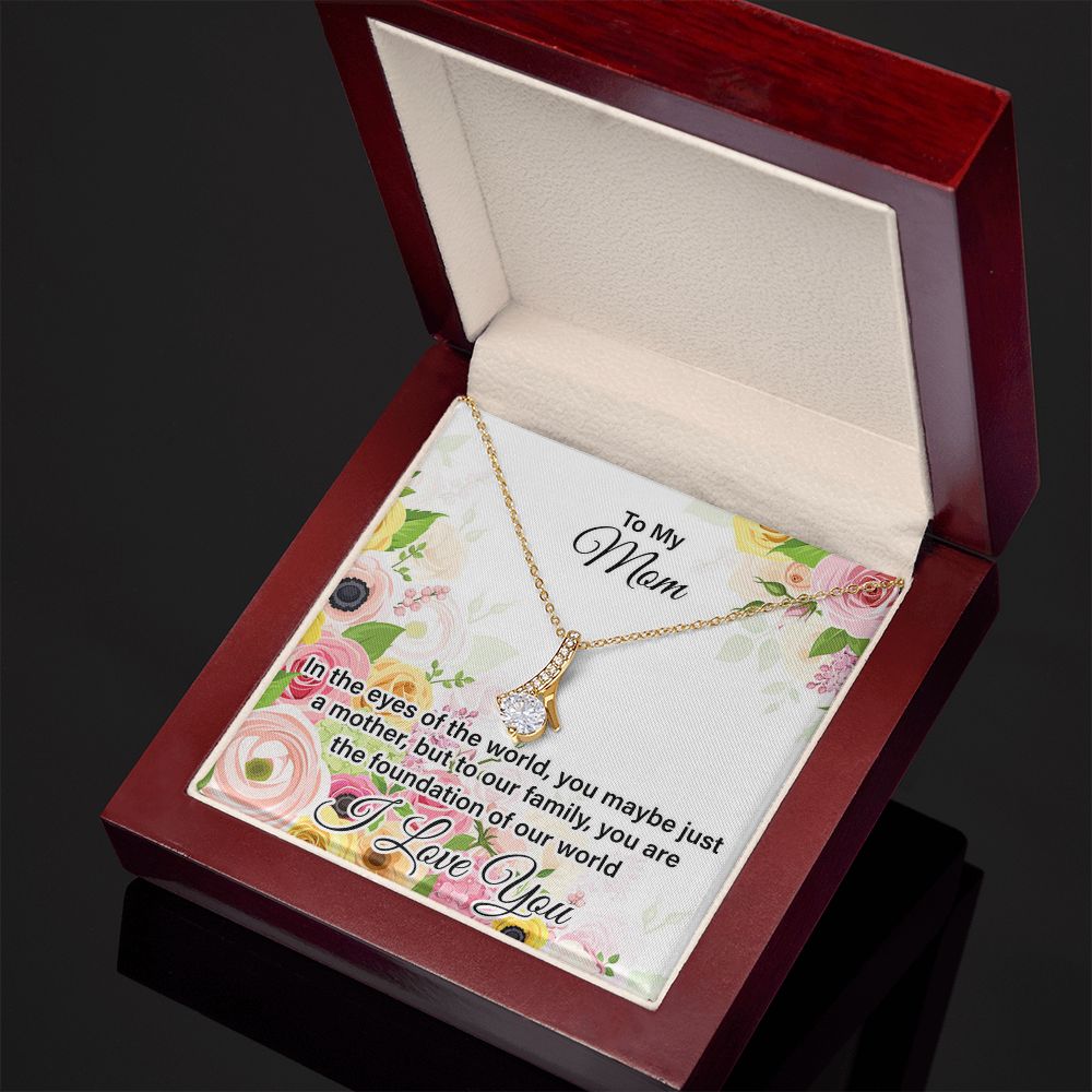 Foundation  Alluring Beauty necklace - 18k White and Gold