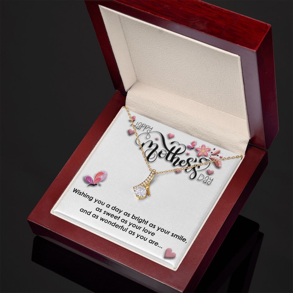 Sweet Love  Alluring Beauty necklace - 18k White and Gold
