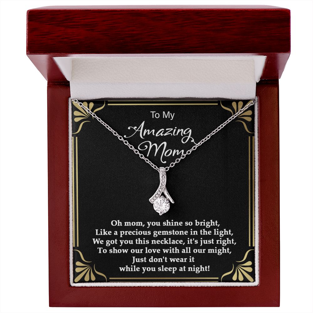 Precious gemstone Alluring Beauty necklace - 18k White and Gold