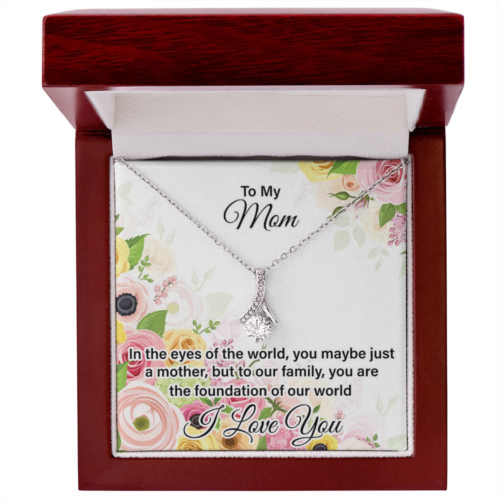 Foundation  Alluring Beauty necklace - 18k White and Gold