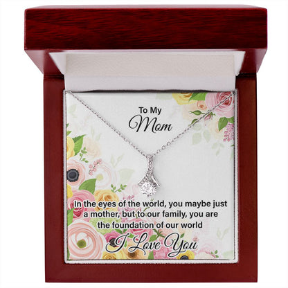 Foundation  Alluring Beauty necklace - 18k White and Gold