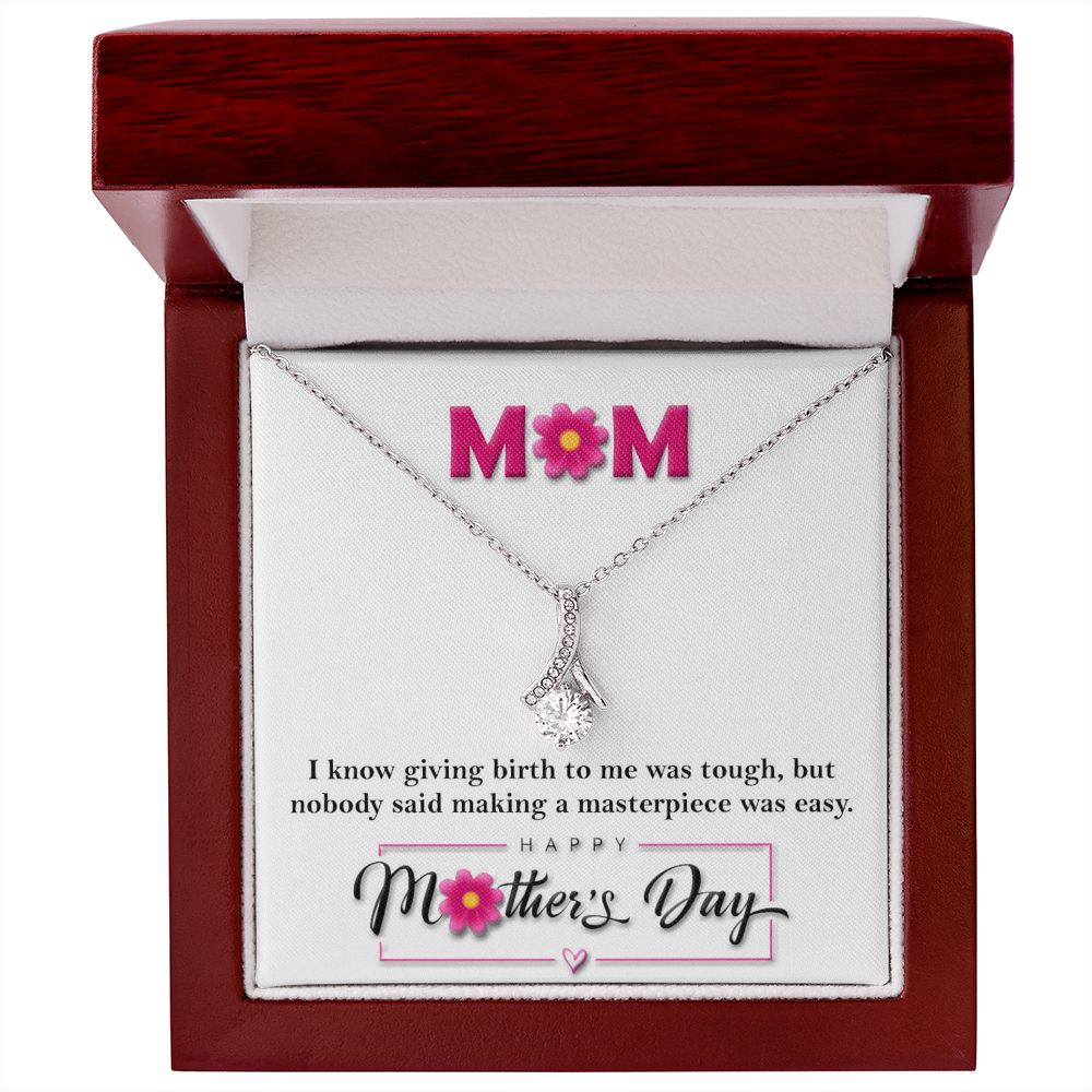 Masterpiece  Alluring Beauty necklace - 18k White and Gold