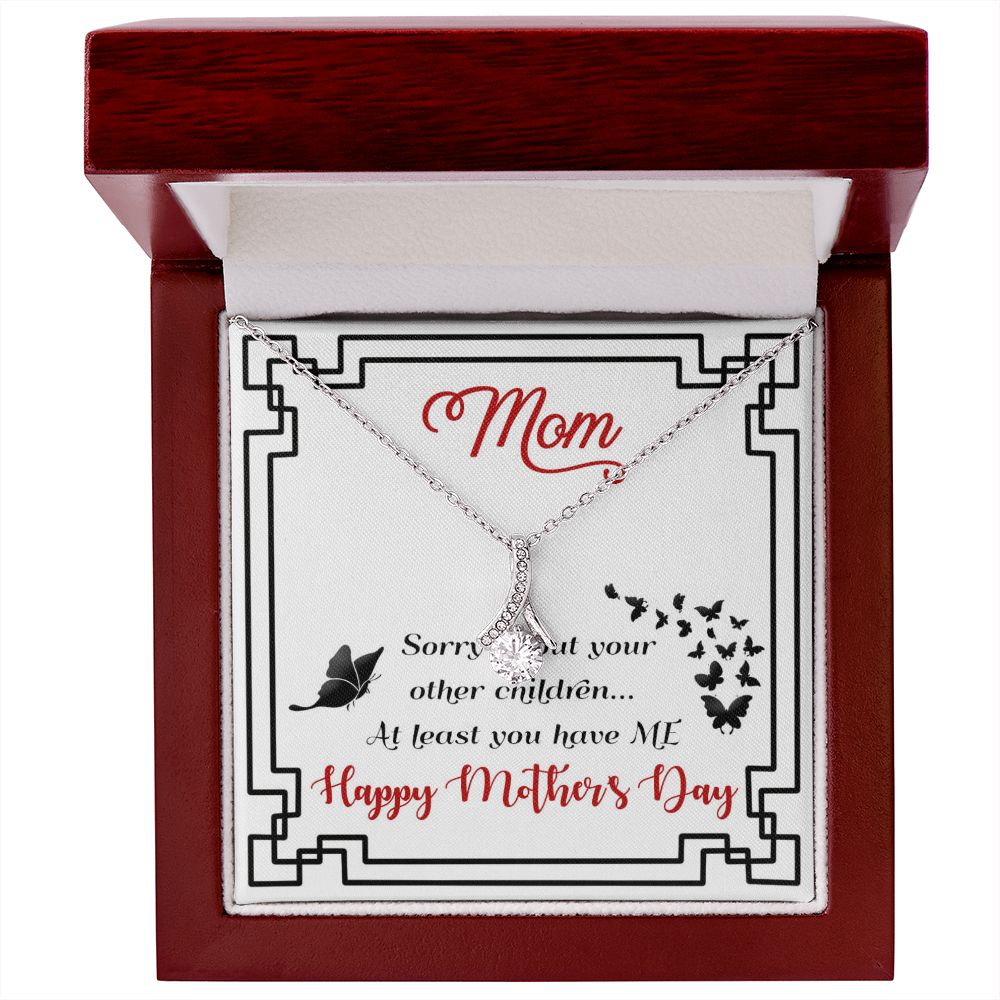 Atleast you have ME - Alluring Beauty necklace - 18k White and Gold