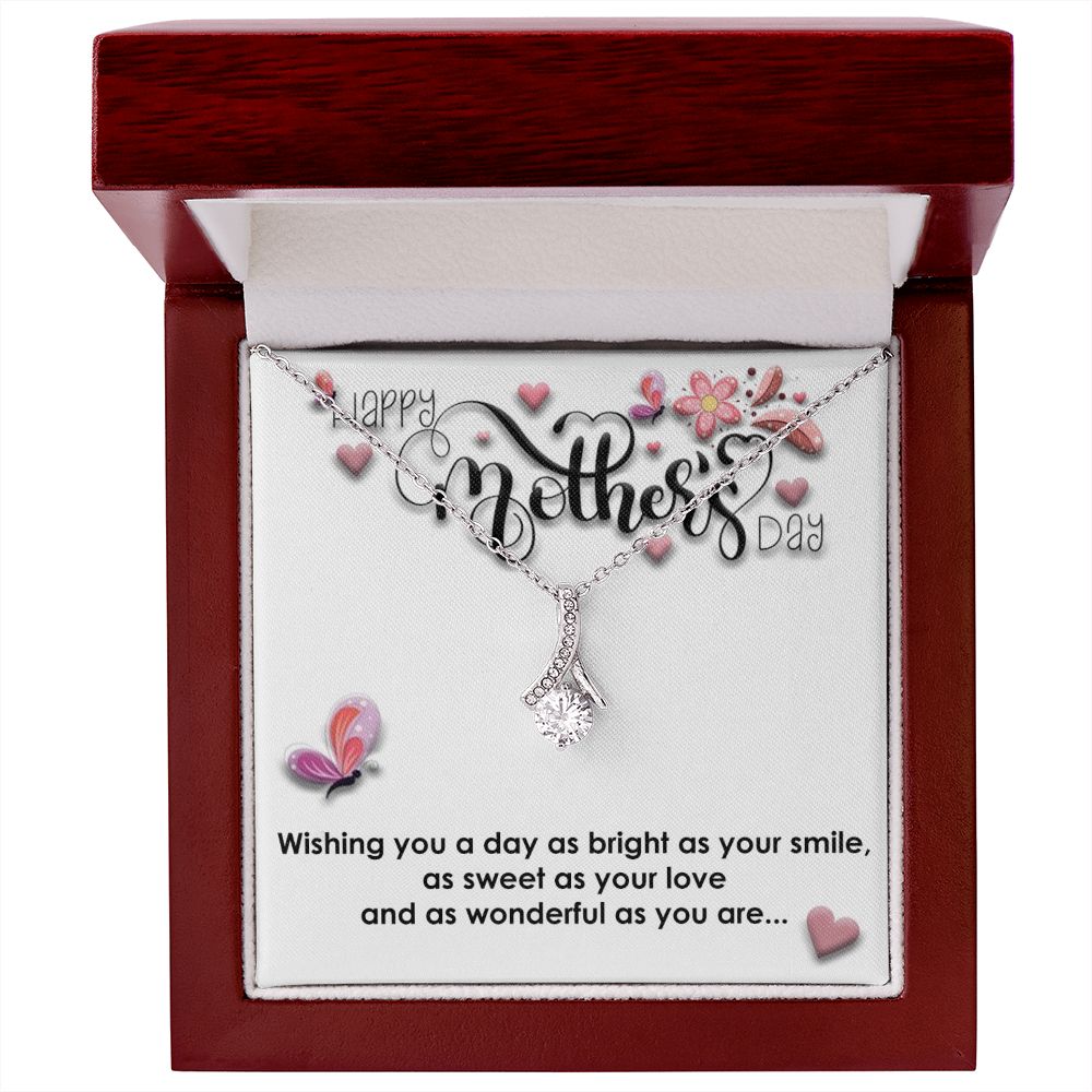 Sweet Love  Alluring Beauty necklace - 18k White and Gold