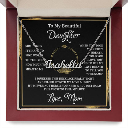 I squeezed this - Personalized Name Necklace - Touch Of Divine