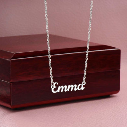 I squeezed this - Personalized Name Necklace - Touch Of Divine