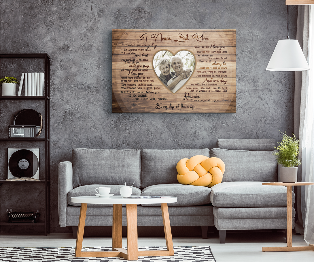 I Never Left You Canvas Print | Personalized Framed Canvas Art - Touch Of Divine