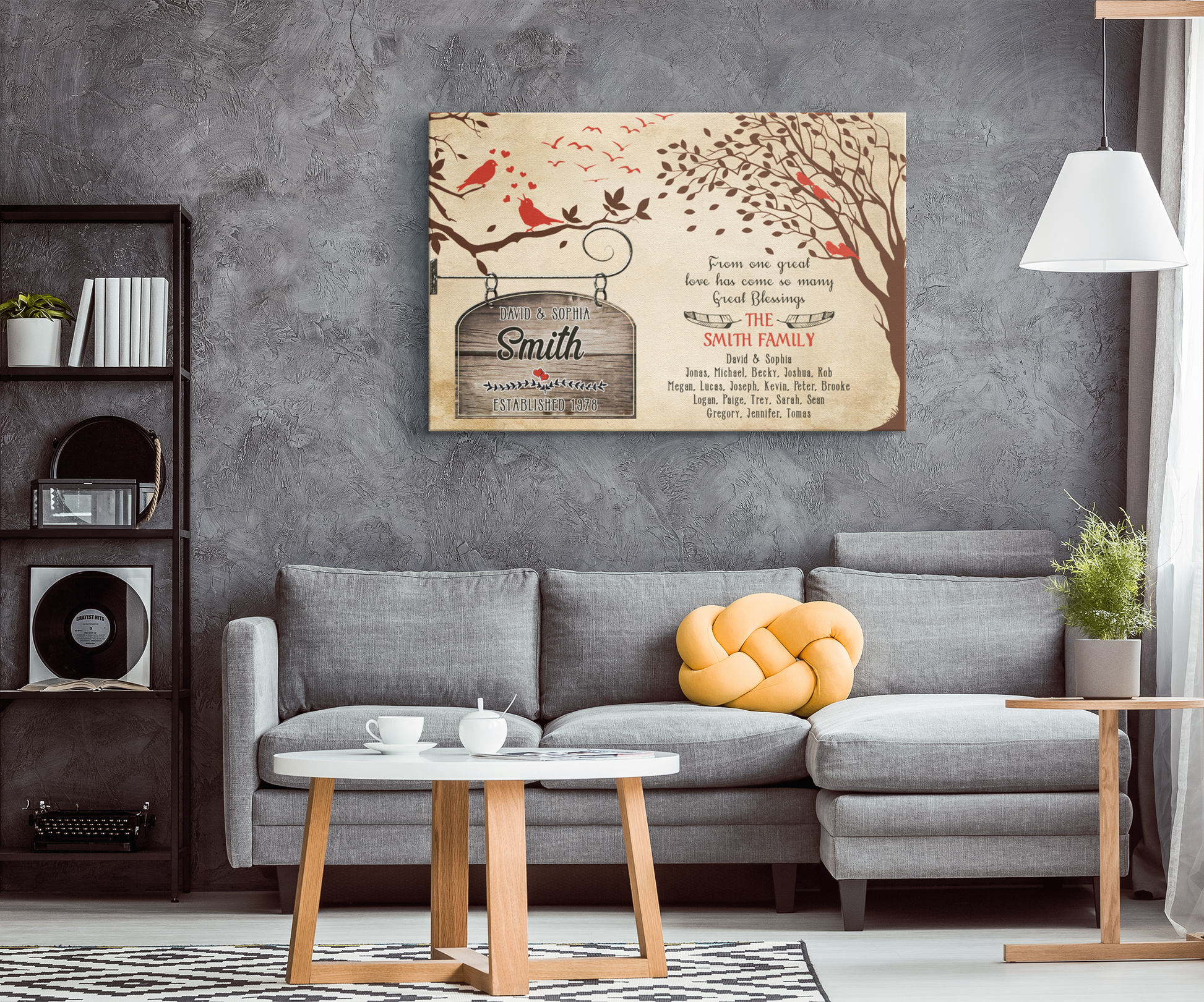 From One Great Love Family Canvas Art - Touch Of Divine